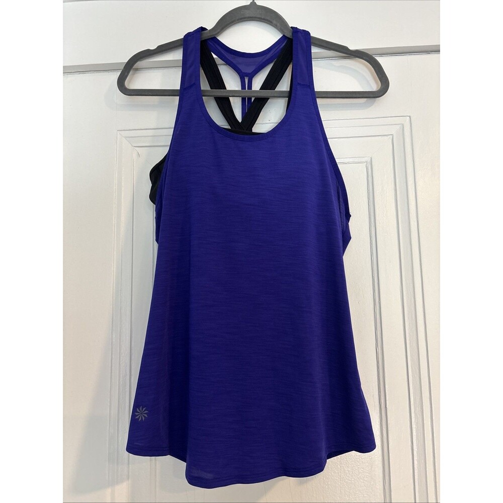 Athleta Women's Size Small Purple Workout Top - EUC